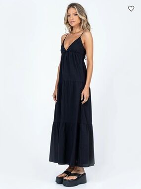 celena maxi dress blue burnout Celena Maxi Dress Navy Burnout main image 0
